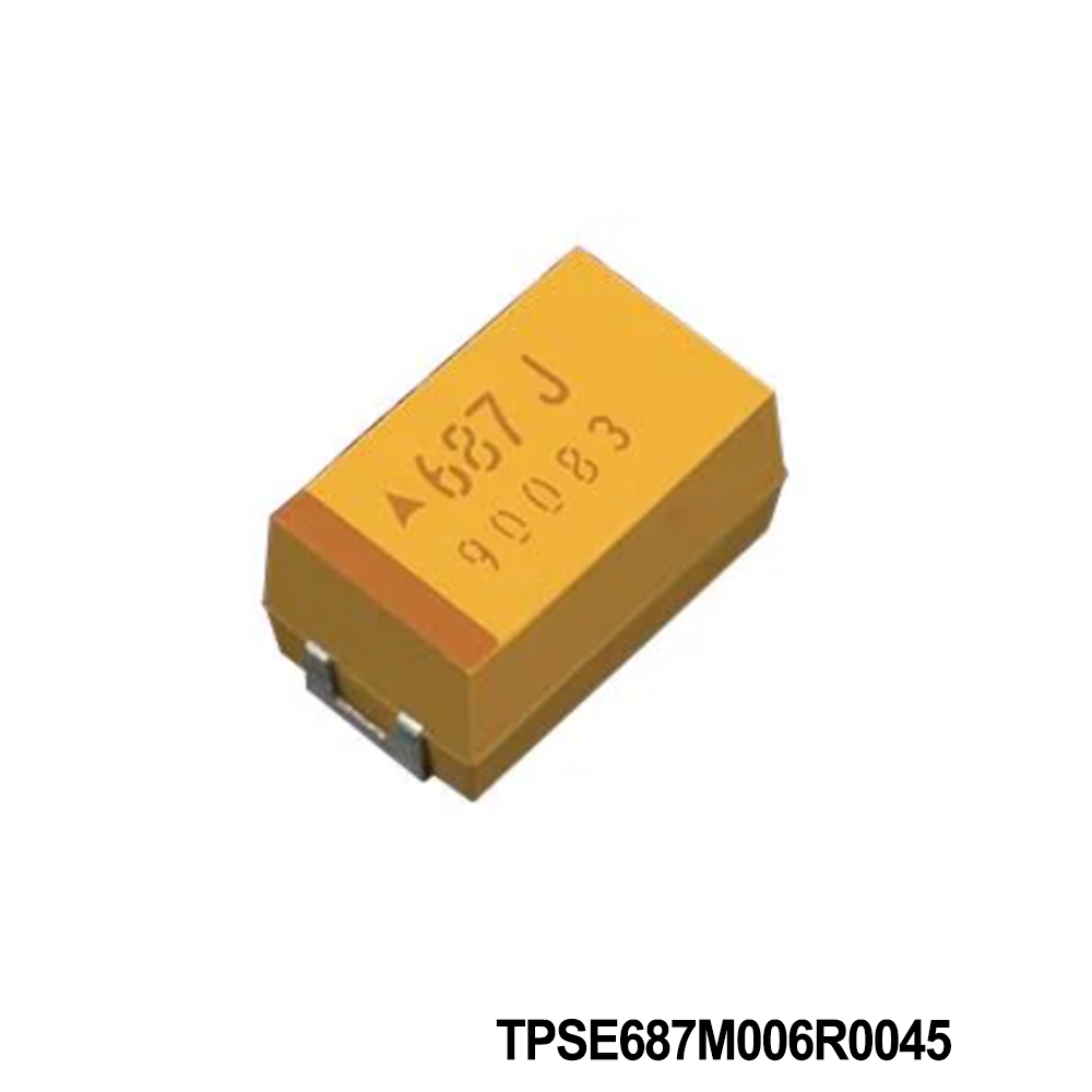 KYOCERA AVX TPSE687M006R0045 Tantalum Capacitors - Solid SMD 6.3V 680uF 20% 2917 ESR= 45 mOhm