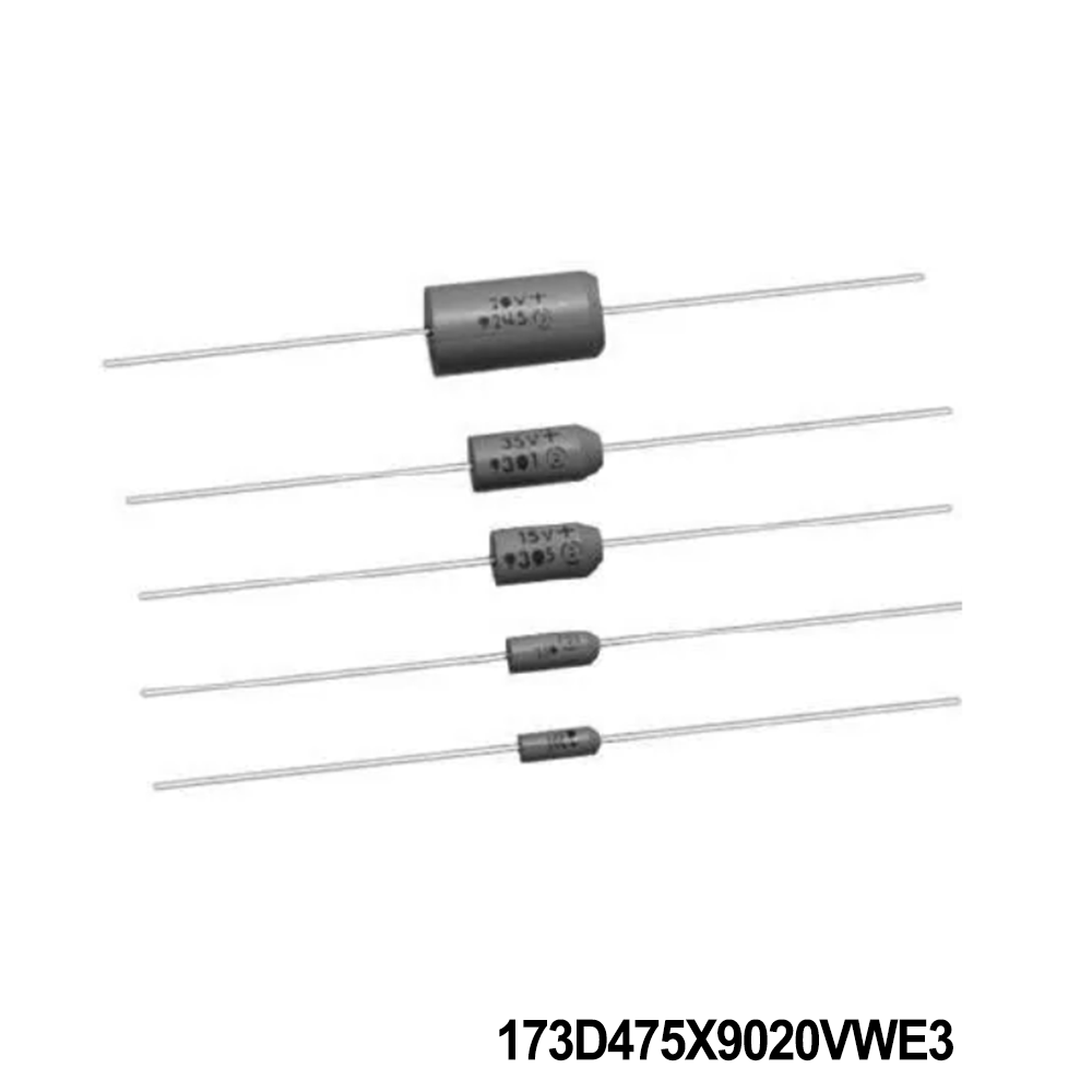 Vishay / Sprague 173D475X9020VWE3 Tantalum Capacitors - Solid Leaded 4.7uF 20volts 10% V case Axial