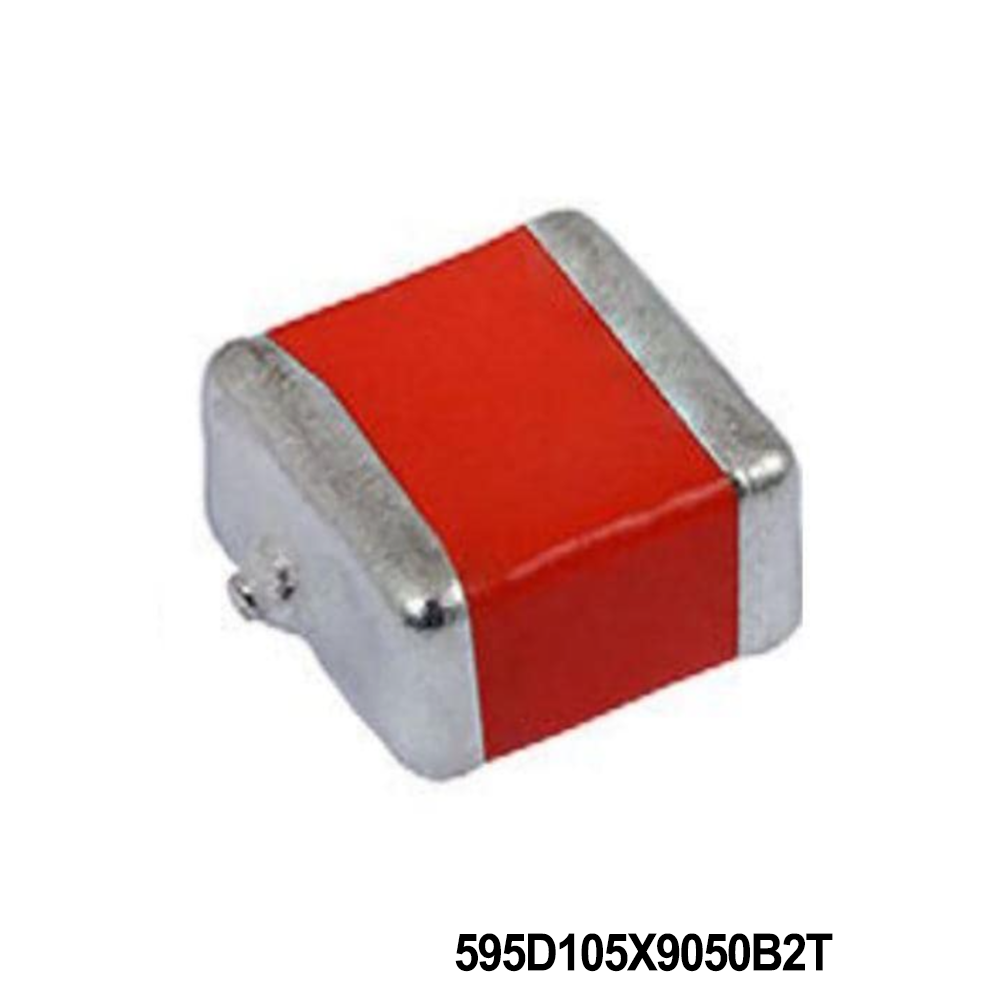 Vishay / Sprague 595D105X9050B2T Tantalum Capacitors - Solid SMD 1uF 50volts 10% B case Conformal