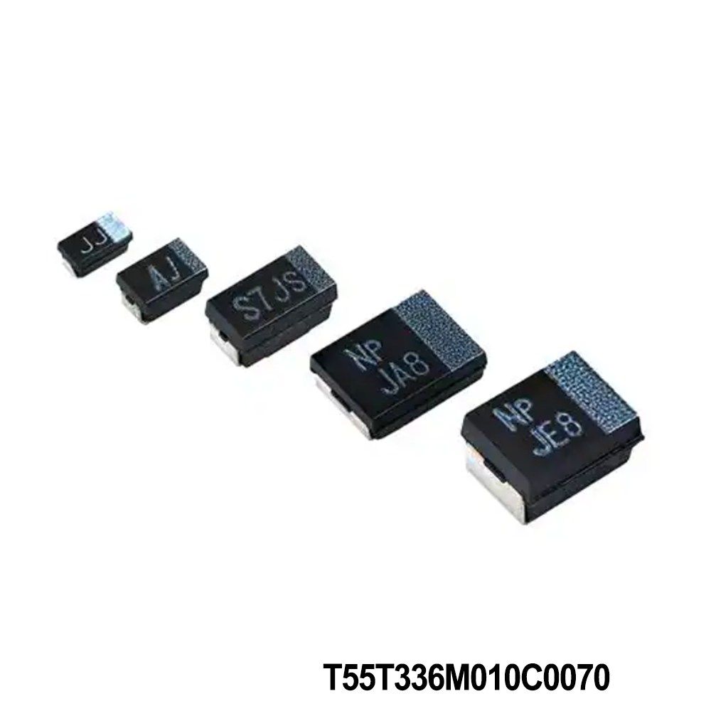 Vishay / Sprague T55T336M010C0070 Tantalum Capacitors - Polymer 33uF 10 volts 20% T Case 70 Max. ESR