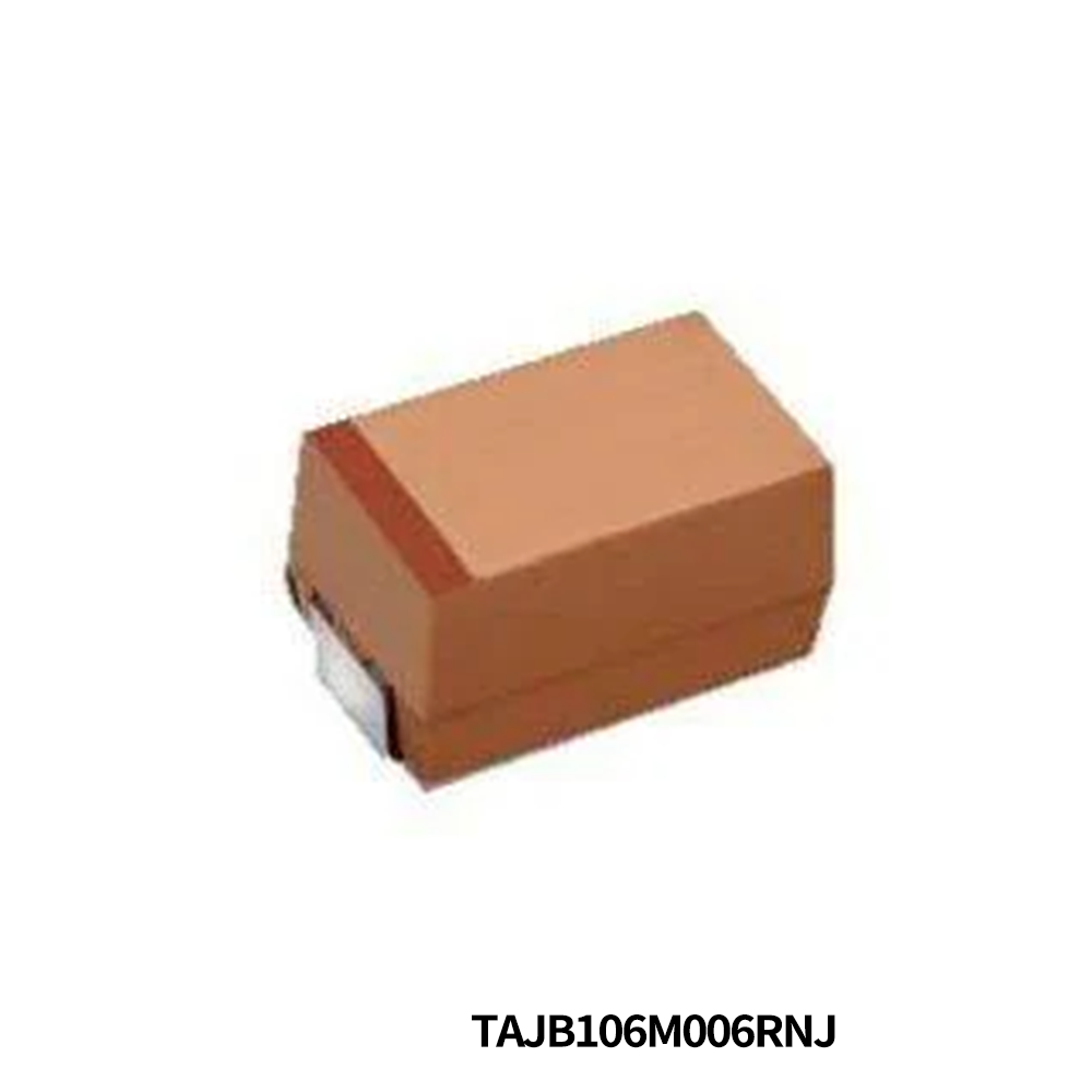 KYOCERA AVX TAJB106M006RNJ Tantalum Capacitors - Solid SMD 6.3V 10uF 20% 1210 E SR= 3 Ohm