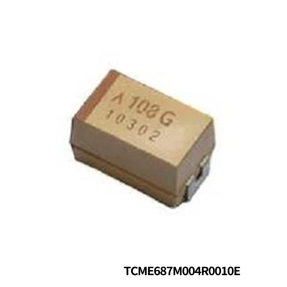 KYOCERA AVX TCME687M004R0010E Tantalum Capacitors - Polymer 4V 680uF ESR=10mOhms 272uA 2917 20%