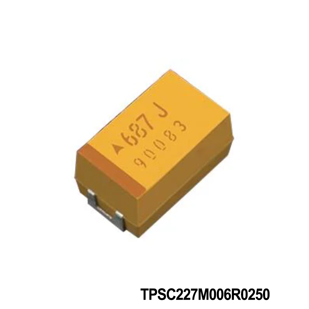 KYOCERA AVX TPSC227M006R0250 Tantalum Capacitors - Solid SMD 6.3V 220uF 20% 2312 ESR= 250 mOhm