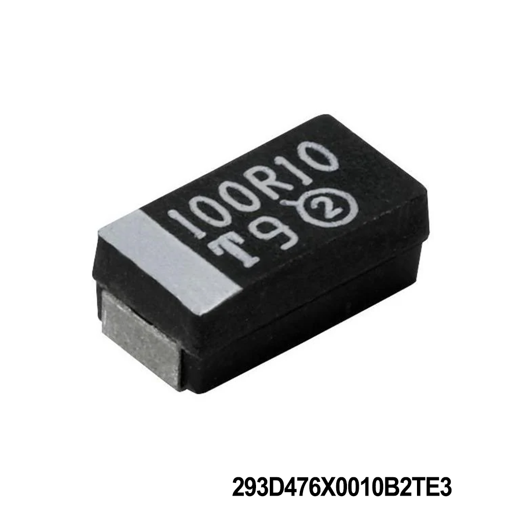 Vishay / Sprague 293D476X0010B2TE3 Tantalum Capacitors - Solid SMD 47uF 10volts 20% B case Molded