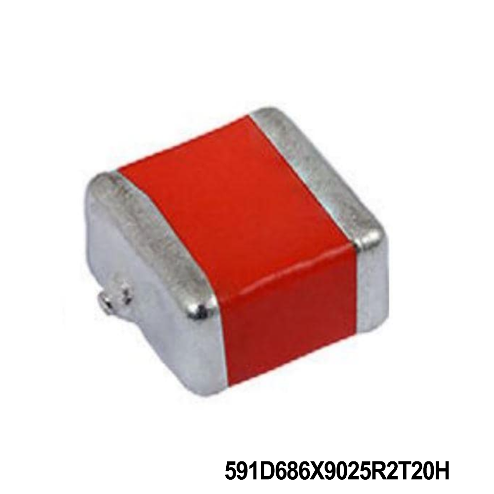 Vishay / Sprague 591D686X9025R2T20H Tantalum Capacitors - Solid SMD 68uF 25volts 10% R case Conformal