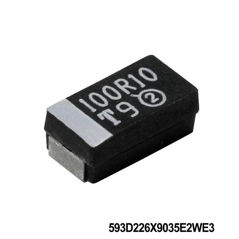 Vishay / Sprague 593D226X9035E2WE3 Tantalum Capacitors - Solid SMD 22uF 35volts 10% E case Molded