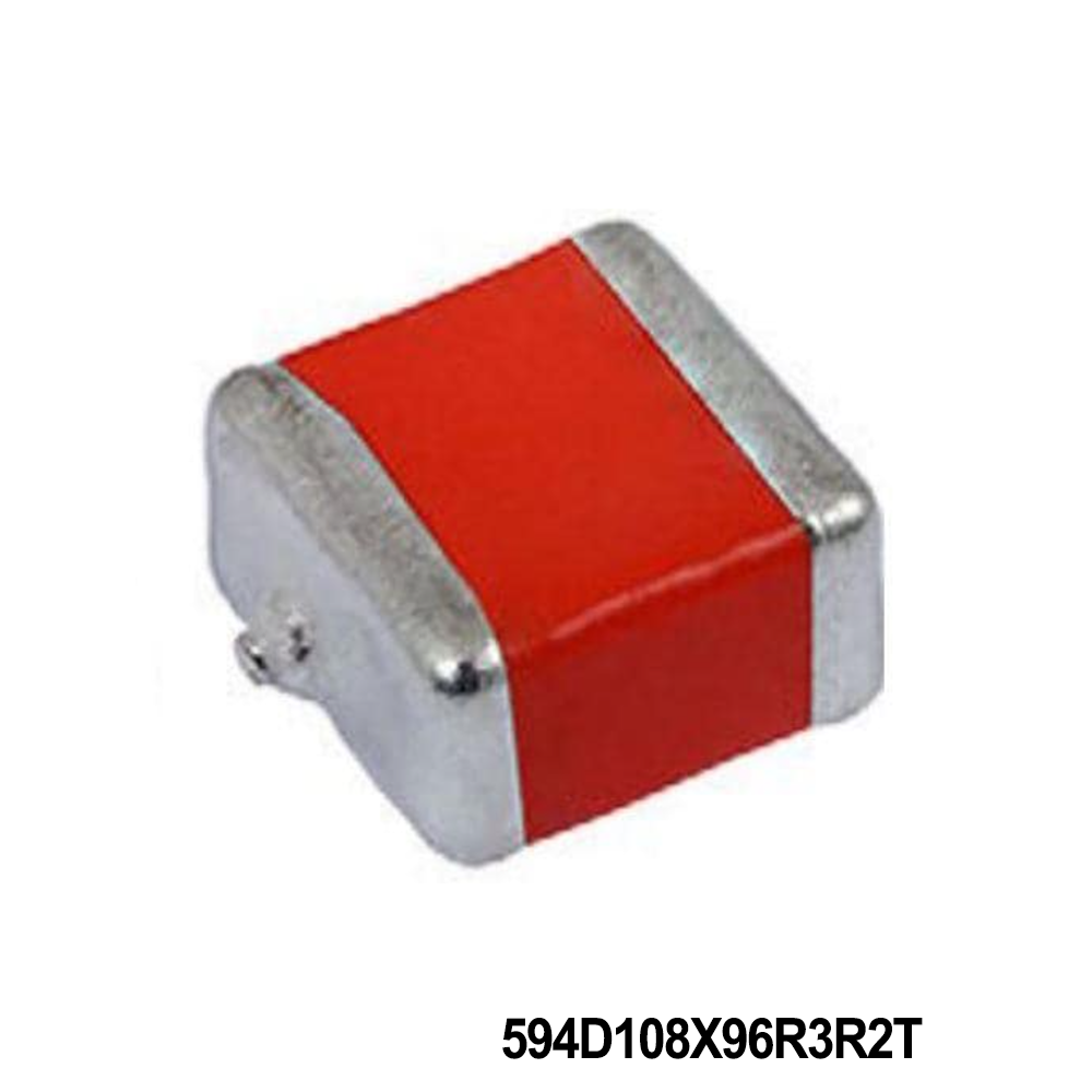 Vishay / Sprague 594D108X96R3R2T Tantalum Capacitors - Solid SMD 1000uF 6.3volts 10% R case Conformal