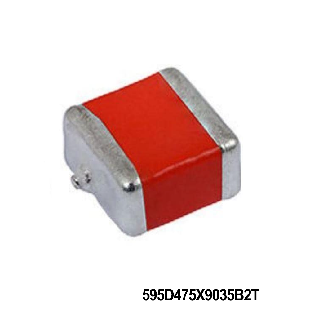Vishay / Sprague 595D475X9035B2T Tantalum Capacitors - Solid SMD 4.7uF 35volts 10% B case Conformal