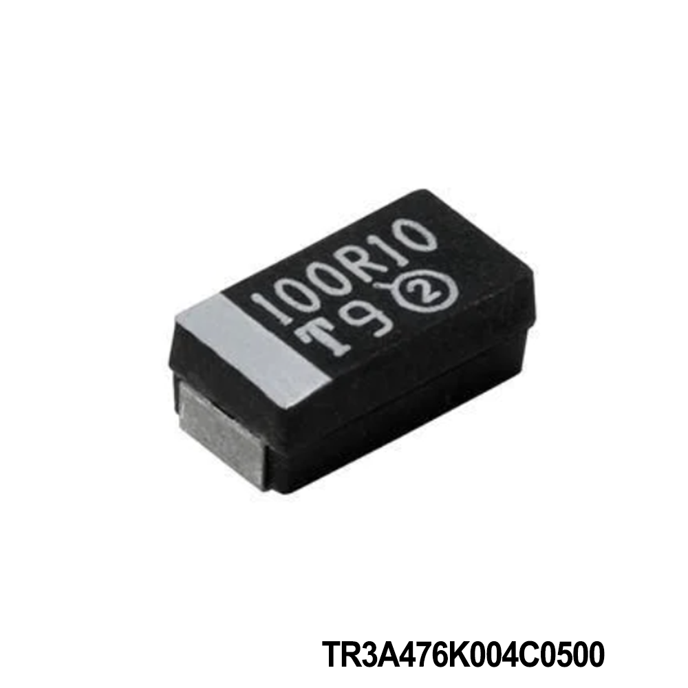 Vishay / Sprague TR3A476K004C0500 Tantalum Capacitors - Solid SMD 47uF 4volts 10% A cs ESR 0.5 Molded