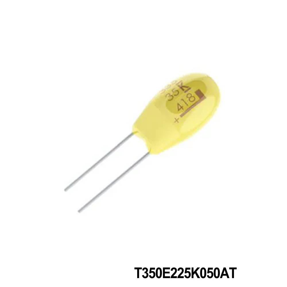KEMET T350E225K050AT Tantalum Capacitors - Solid Leaded 50volts 2.2uF 10%