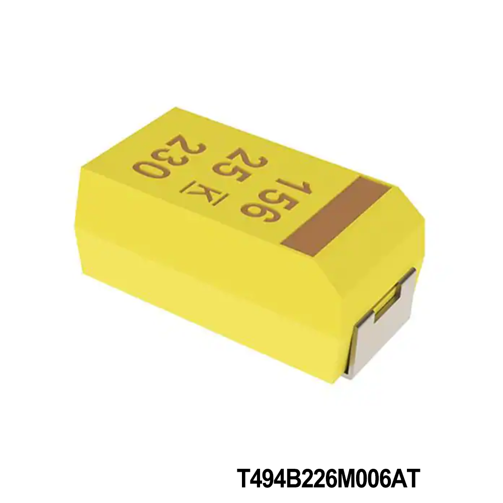 KEMET T494B226M006AT Tantalum Capacitors - Solid SMD 6.3V 22uF 1311 20% ESR=600mOhms