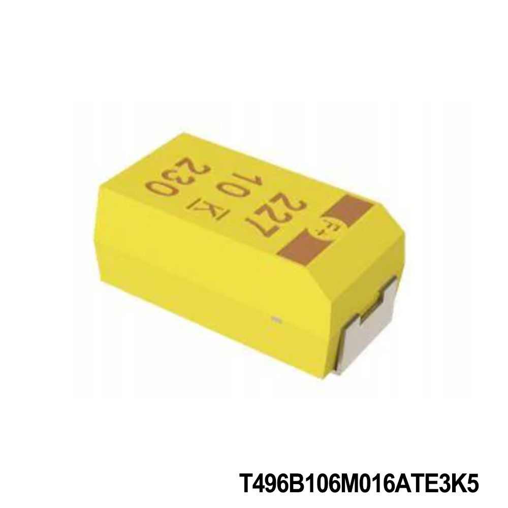 KEMET T496B106M016ATE3K5 Tantalum Capacitors - Solid SMD 16V 10uF 1311 20% ESR=3.5ohm