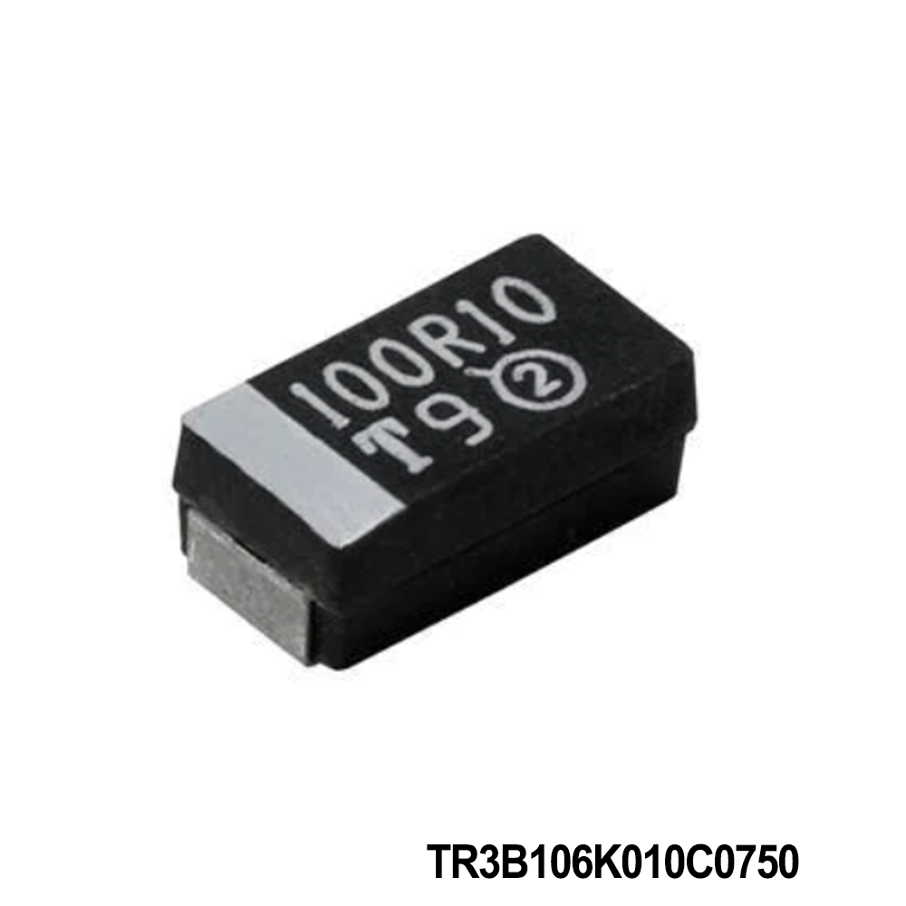 Vishay / Sprague TR3B106K010C0750 Tantalum Capacitors - Solid SMD 10uF 10volts 10% B cs ESR 0.75 Molded