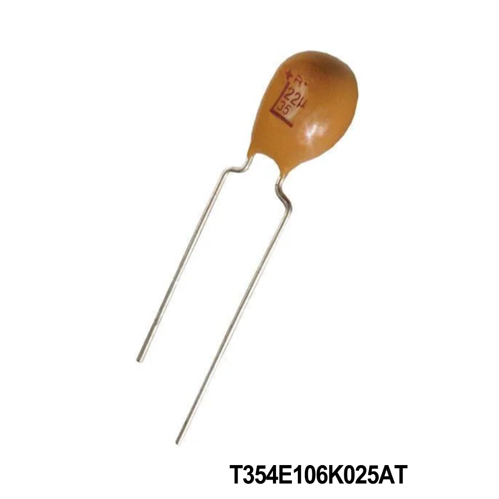 KEMET T354E106K025AT Tantalum Capacitors - Solid Leaded 10.0uF 25volt 10%