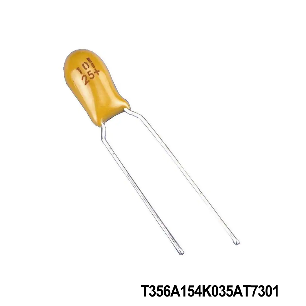 KEMET T356A154K035AT7301 Tantalum Capacitors - Solid Leaded 35V .15uF 10% LS=5.08mm
