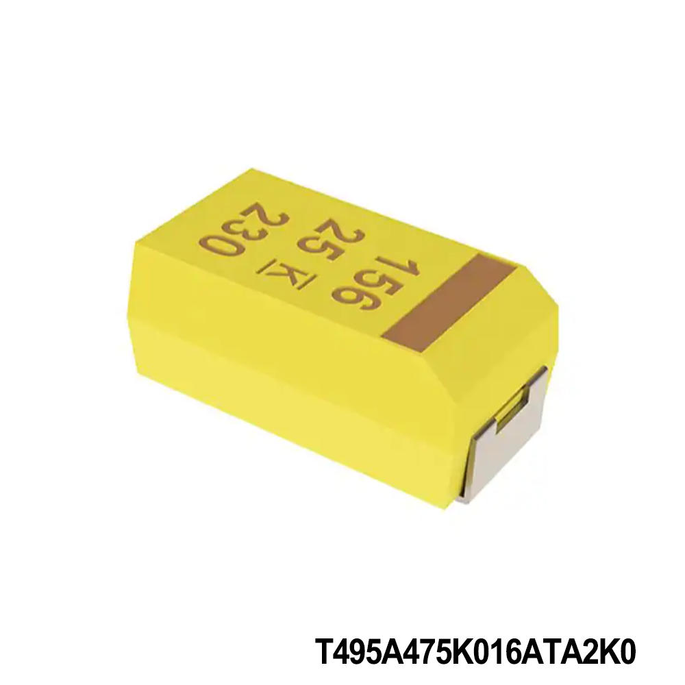 KEMET T495A475K016ATA2K0 Tantalum Capacitors - Solid SMD 16V 4.7uF 1206