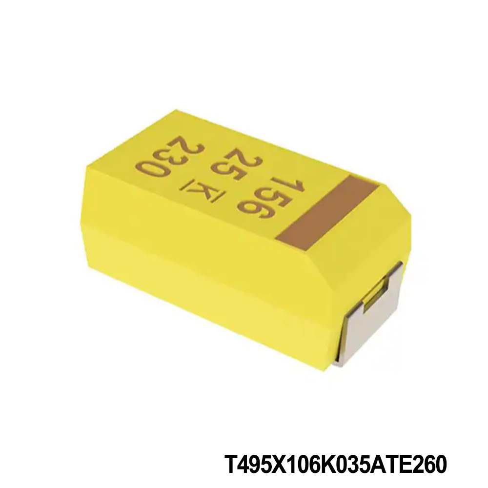 KEMET T495X106K035ATE260 Tantalum Capacitors - Solid SMD 35V 10uF 2917 10% ESR=260mOhms