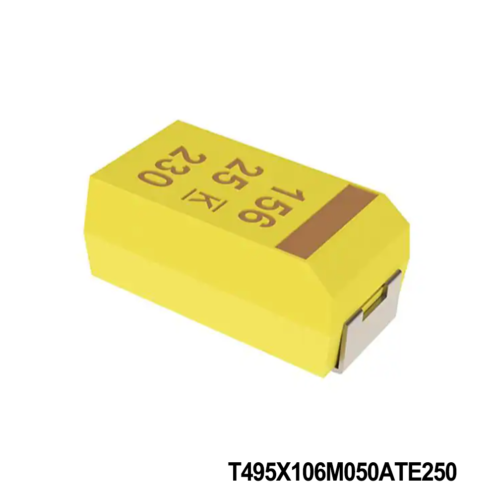KEMET T495X106M050ATE250 Tantalum Capacitors - Solid SMD 50V 10uF 2917 20% ESR=250mOhms