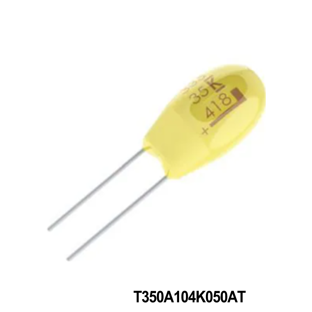 KEMET T350A104K050AT Tantalum Capacitors - Solid Leaded 50volts .1uF 10%