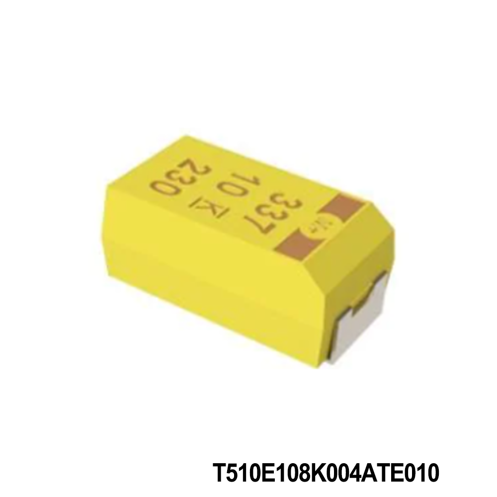 KEMET T510E108K004ATE010 Tantalum Capacitors - Solid SMD 4V 1000uF 2924 10% ESR=10mOhms