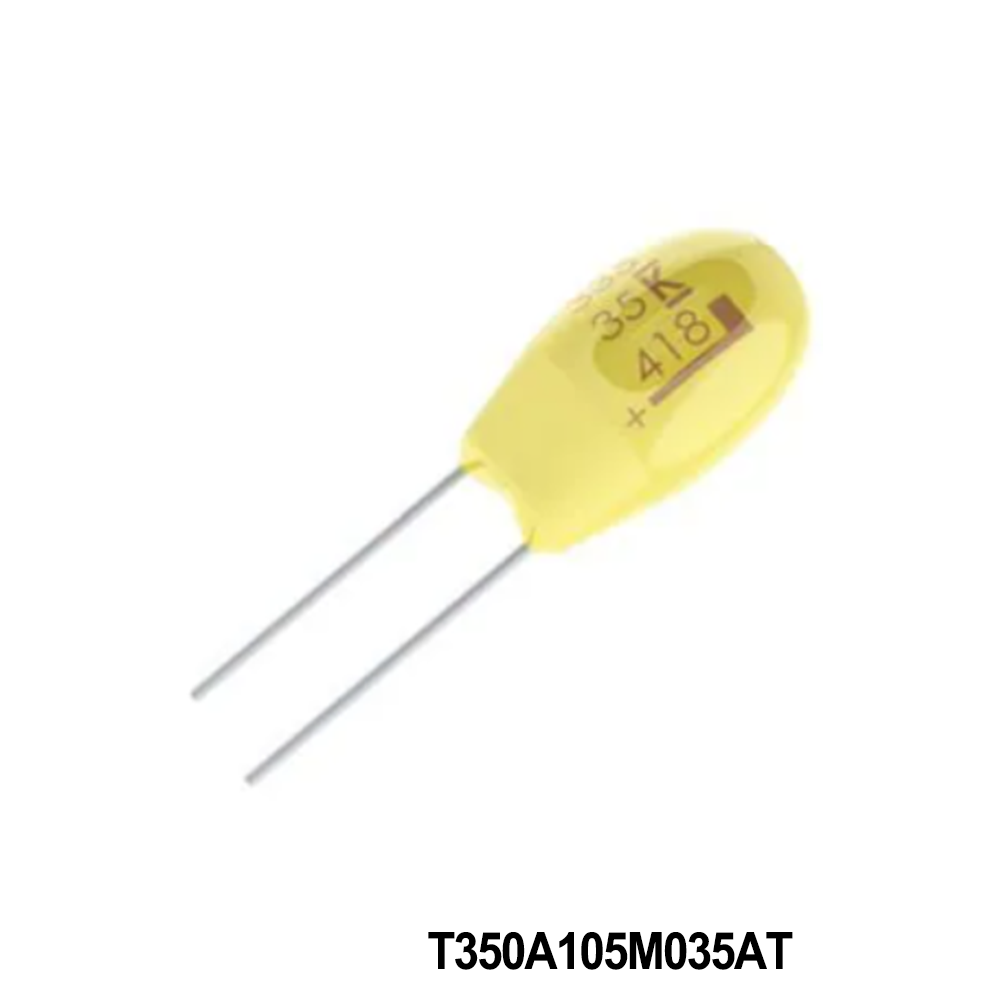 KEMET T350A105M035AT Tantalum Capacitors - Solid Leaded 35volts 1uF 20%