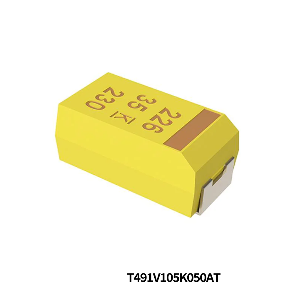 KEMET T491V105K050AT Tantalum Capacitors - Solid SMD 50V 1uF 2917 10% ESR=5ohms