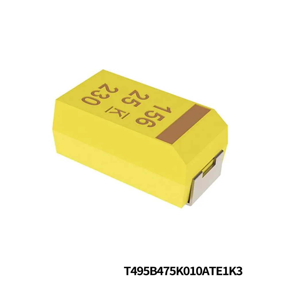 KEMET T495B475K010ATE1K3 Tantalum Capacitors - Solid SMD 10V 4.7uF 1311 10% ESR=1.3Ohms