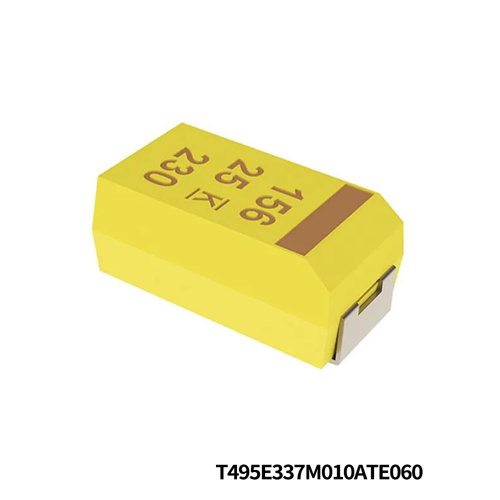 KEMET T495E337M010ATE060 Tantalum Capacitors - Solid SMD 10V 330uF 2924 20% ESR=60mOhms