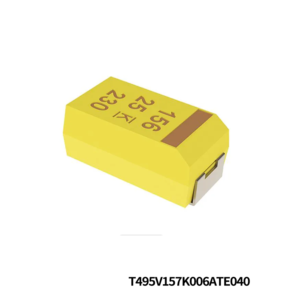 KEMET T495V157K006ATE040 Tantalum Capacitors - Solid SMD 6.3V 150uF 2917 10% ESR=40mOhms