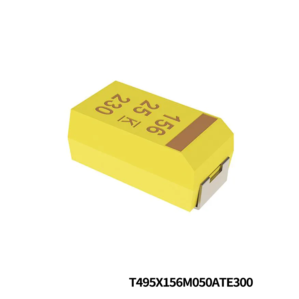 KEMET T495X156M050ATE300 Tantalum Capacitors - Solid SMD 50V 15uF 2917 20% ESR=300mOhms