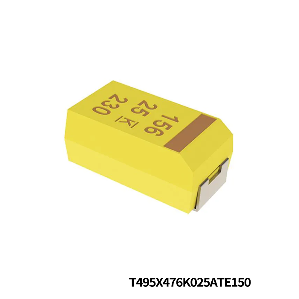 KEMET T495X476K025ATE150 Tantalum Capacitors - Solid SMD 25V 47uF 2917 10% ESR=150mOhms