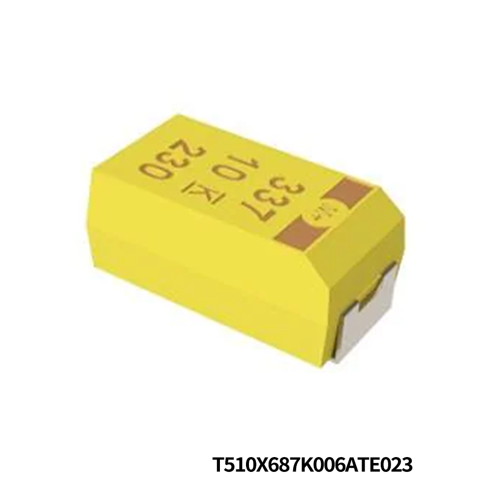 KEMET T510X687K006ATE023 Tantalum Capacitors - Solid SMD 6.3V 680uF 2917 10% ESR=23mOhms