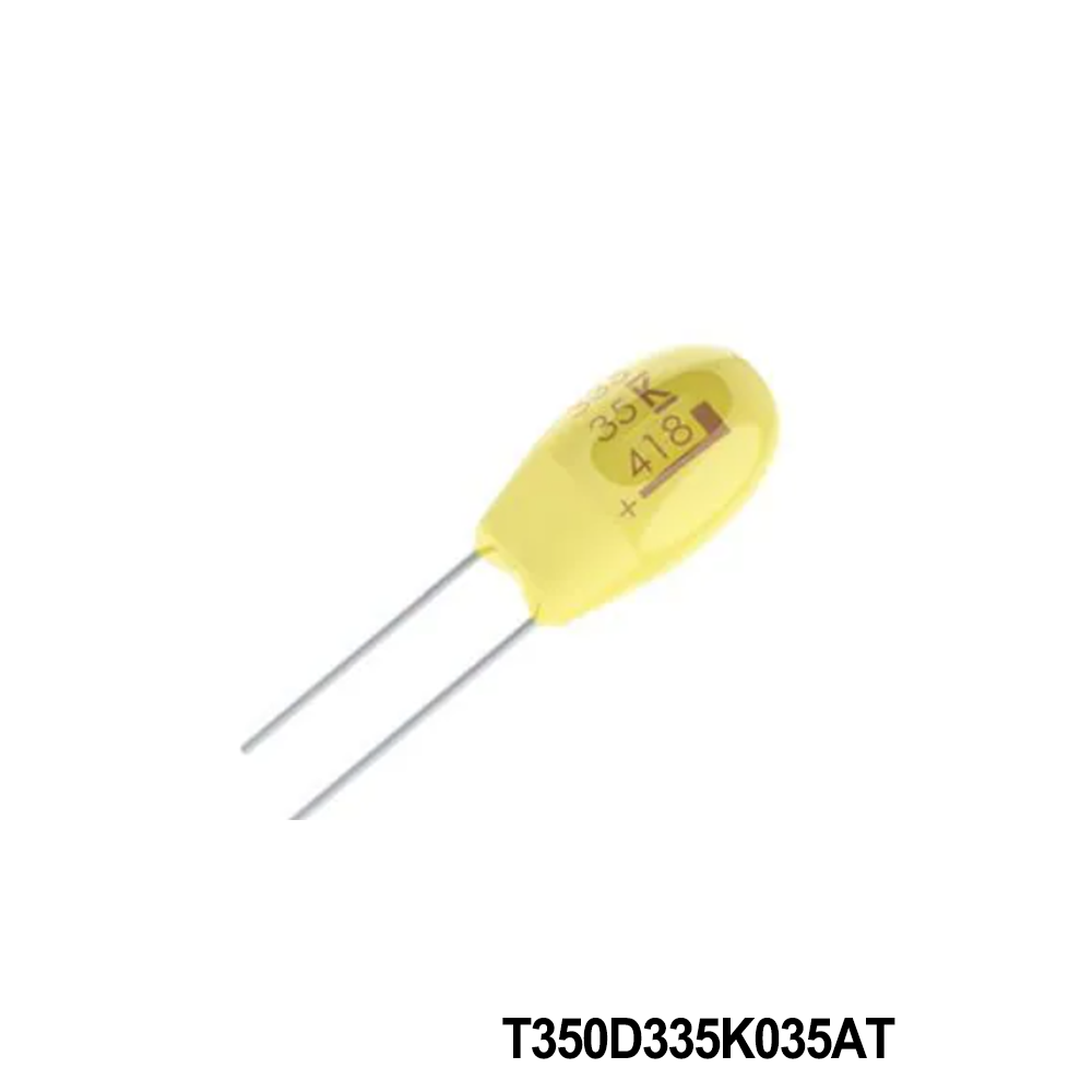 KEMET T350D335K035AT Tantalum Capacitors - Solid Leaded 35volts 3.3uF 10%