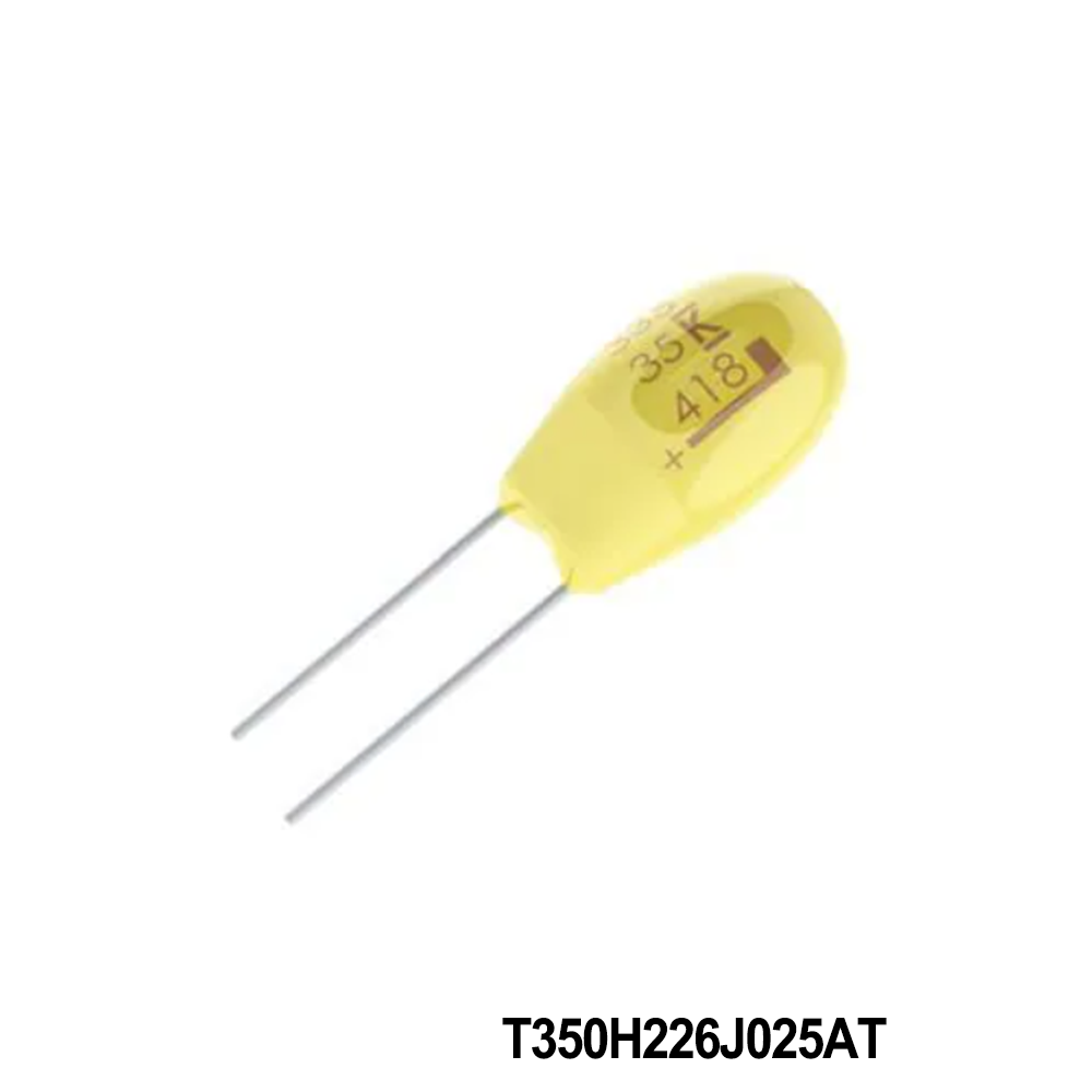 KEMET T350H226J025AT Tantalum Capacitors - Solid Leaded 25V 22uF 5%