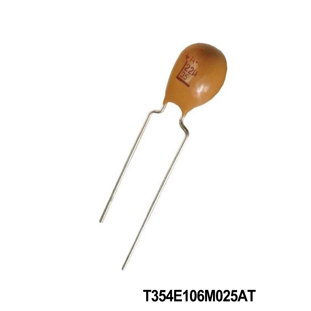 KEMET T354E106M025AT Tantalum Capacitors - Solid Leaded 25V 10uF 20%