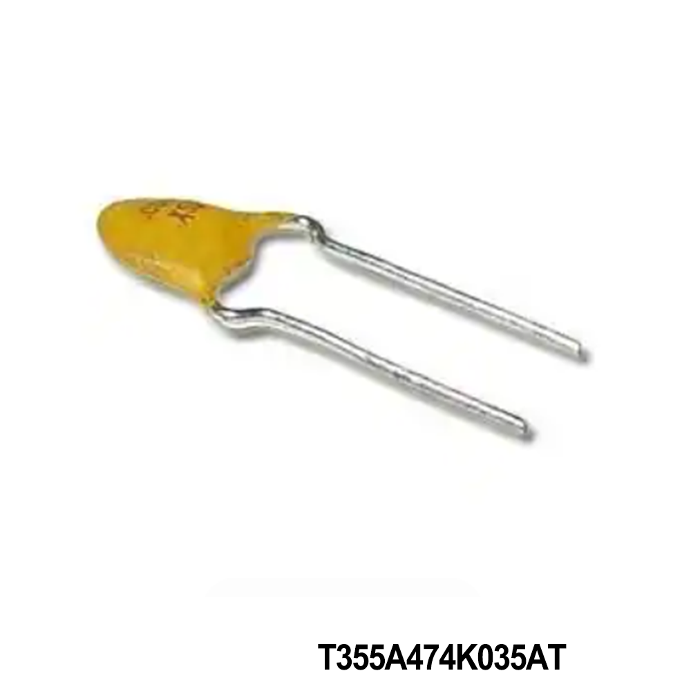 KEMET T355A474K035AT Tantalum Capacitors - Solid Leaded 35V 0.47uF 10%