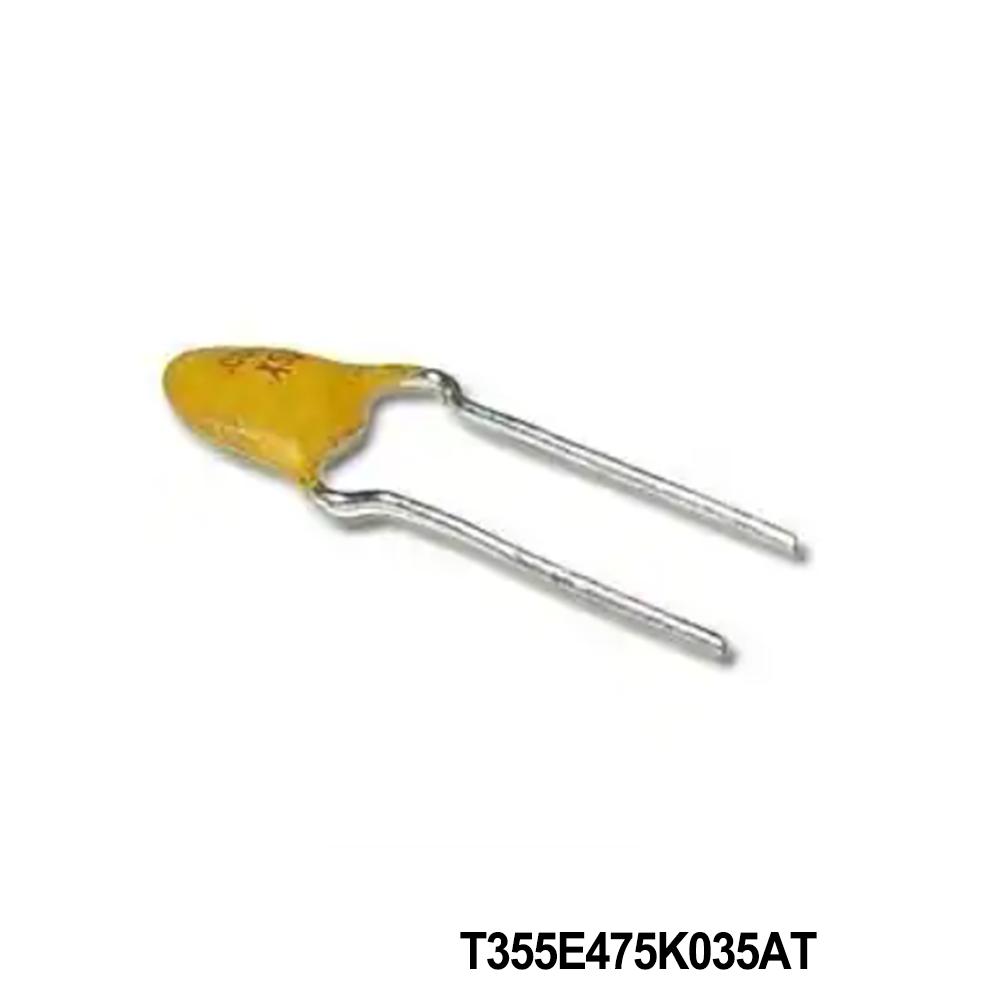 KEMET T355E475K035AT Tantalum Capacitors - Solid Leaded 4.70uF 35.0V10% LS=3.18mm