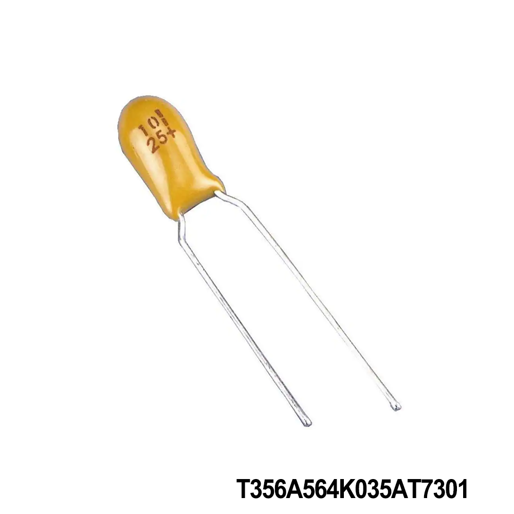 KEMET T356A564K035AT7301 Tantalum Capacitors - Solid Leaded 35V .56uF 10% LS=5.08mm
