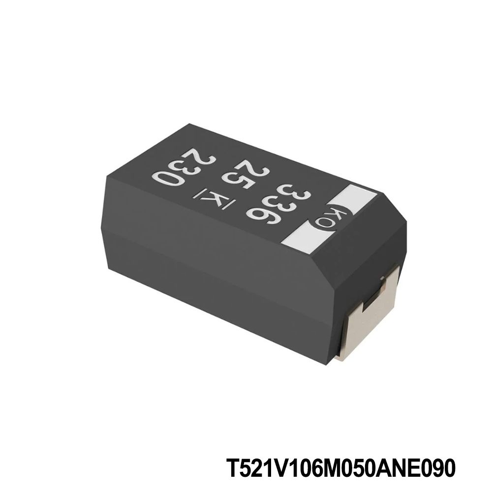KEMET T521V106M050ANE090 Tantalum Capacitors - Polymer 50V 10uF 2917 20% ESR=90mOhms