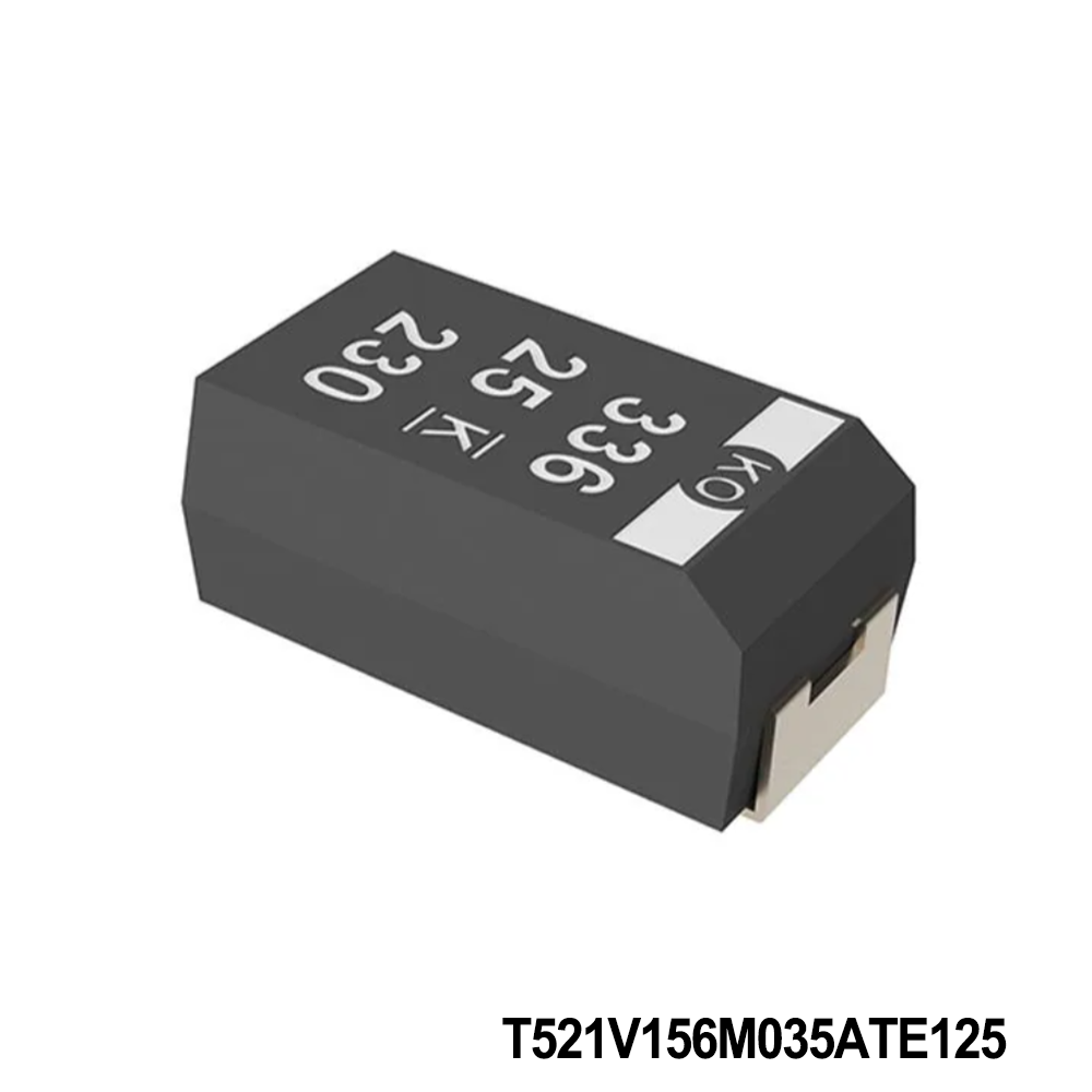 KEMET T521V156M035ATE125 Tantalum Capacitors - Polymer 35V 15uF 2917 20% ESR=125mOhms