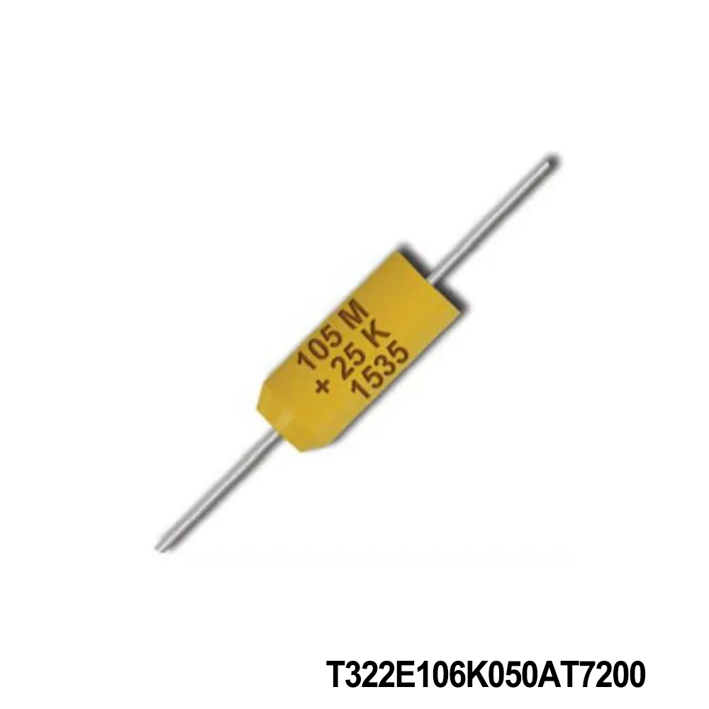 KEMET T322E106K050AT7200 Tantalum Capacitors - Solid Leaded 50V 10uF 10%