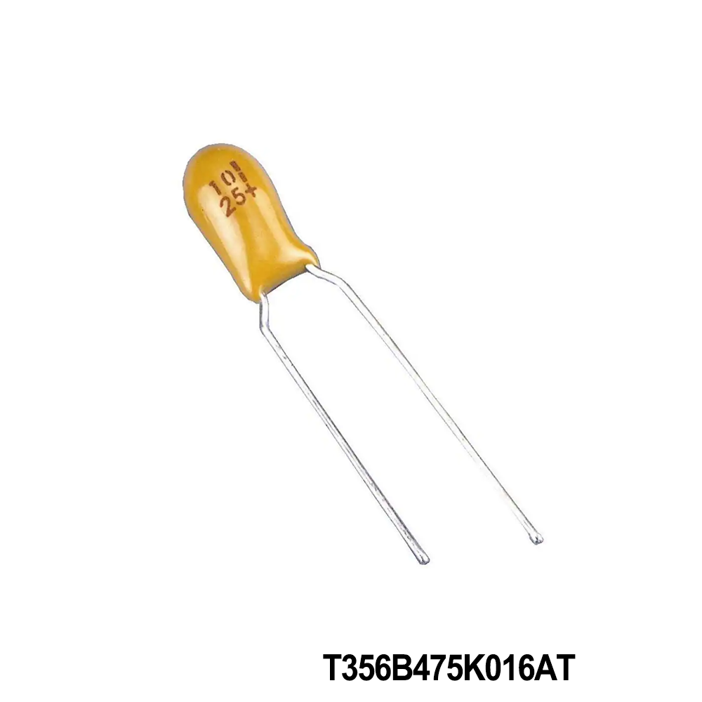 KEMET T356B475K016AT Tantalum Capacitors - Solid Leaded 16V 4.7uF 10% LS=5.08mm