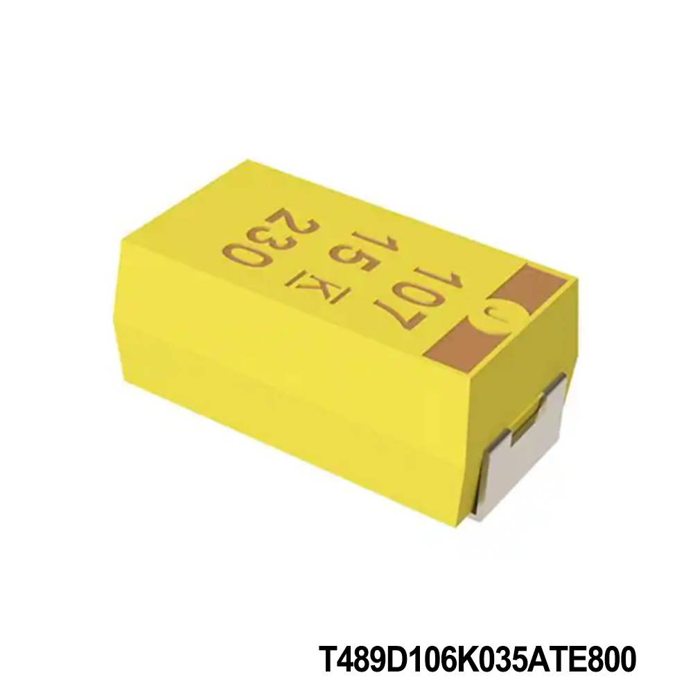 KEMET T489D106K035ATE800 Tantalum Capacitors - Solid SMD 35V 10uF 2917 10% ESR=800mOhms