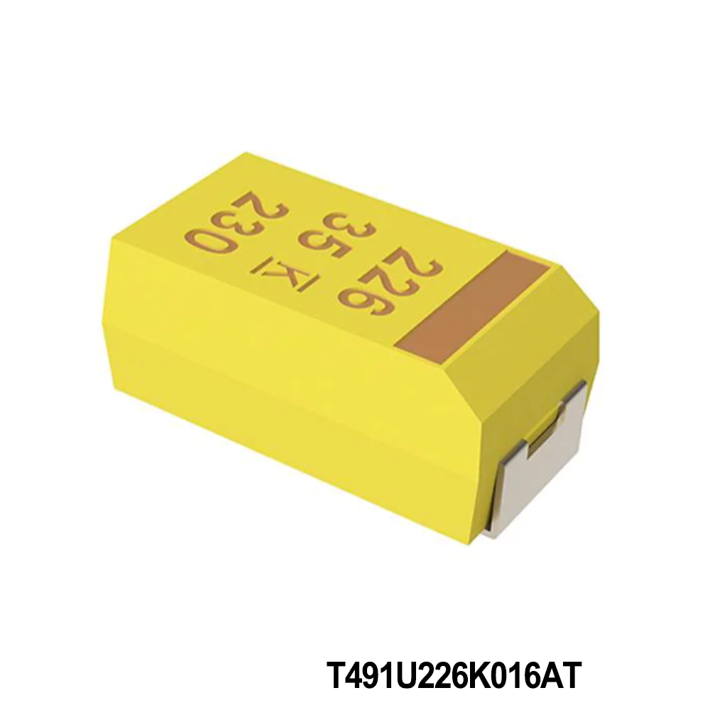 KEMET T491U226K016AT Tantalum Capacitors - Solid SMD 16V 22uF 2312 10% ESR=3ohms