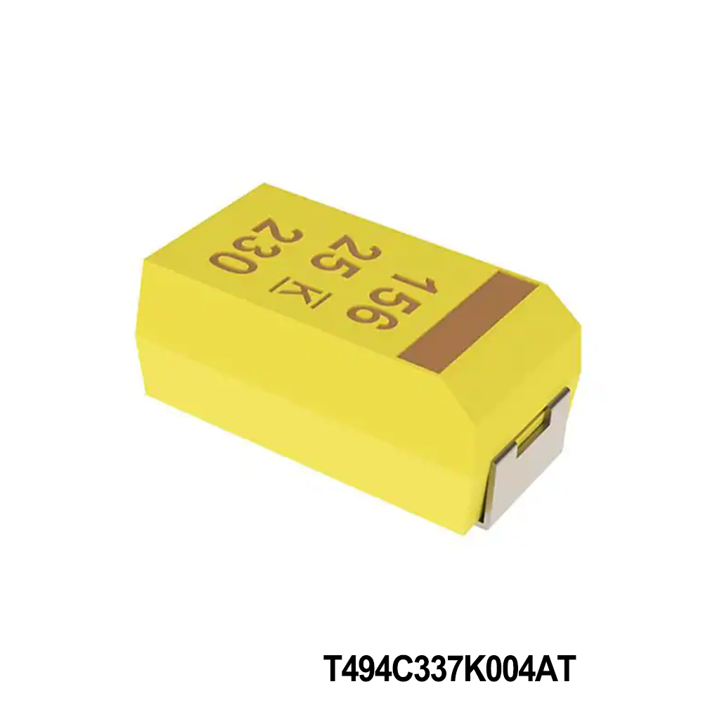 KEMET T494C337K004AT Tantalum Capacitors - Solid SMD 4V 330uF 2312 10% ESR=90mOhms