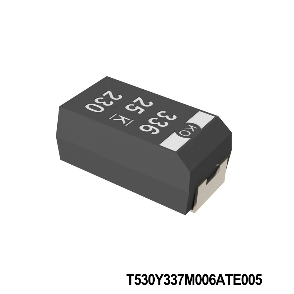 KEMET T530Y337M006ATE005 Tantalum Capacitors - Polymer 6.3V 330uF 20% ESR=5mOhms