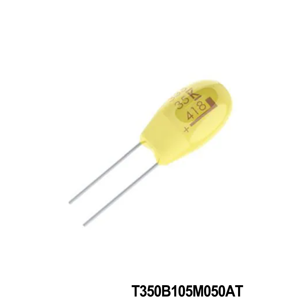 KEMET T350B105M050AT Tantalum Capacitors - Solid Leaded 50volts .1LS