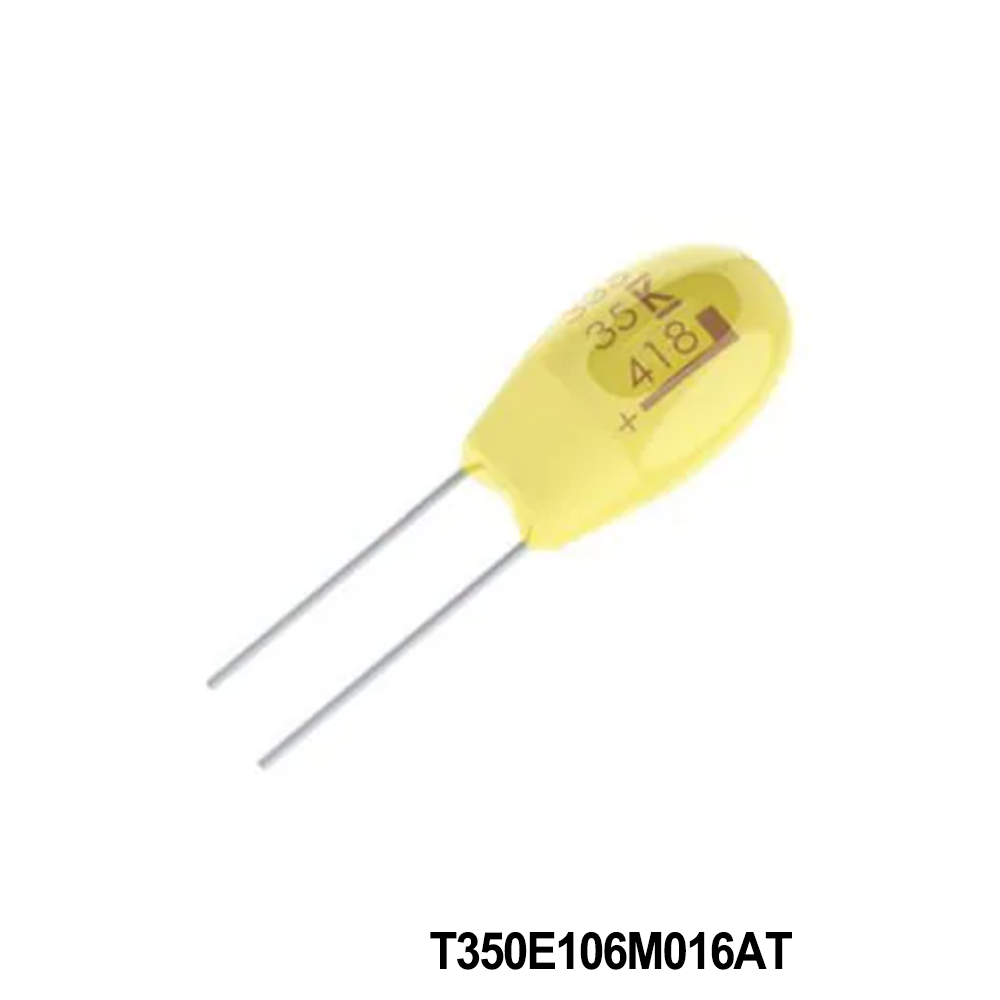KEMET T350E106M016AT Tantalum Capacitors - Solid Leaded 16volts 10uF 20%