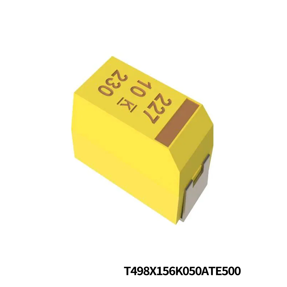 KEMET T498X156K050ATE500 Tantalum Capacitors - Solid SMD 50V 15uF 7343 ESR=500mOhms 10% 150C AEC-Q200