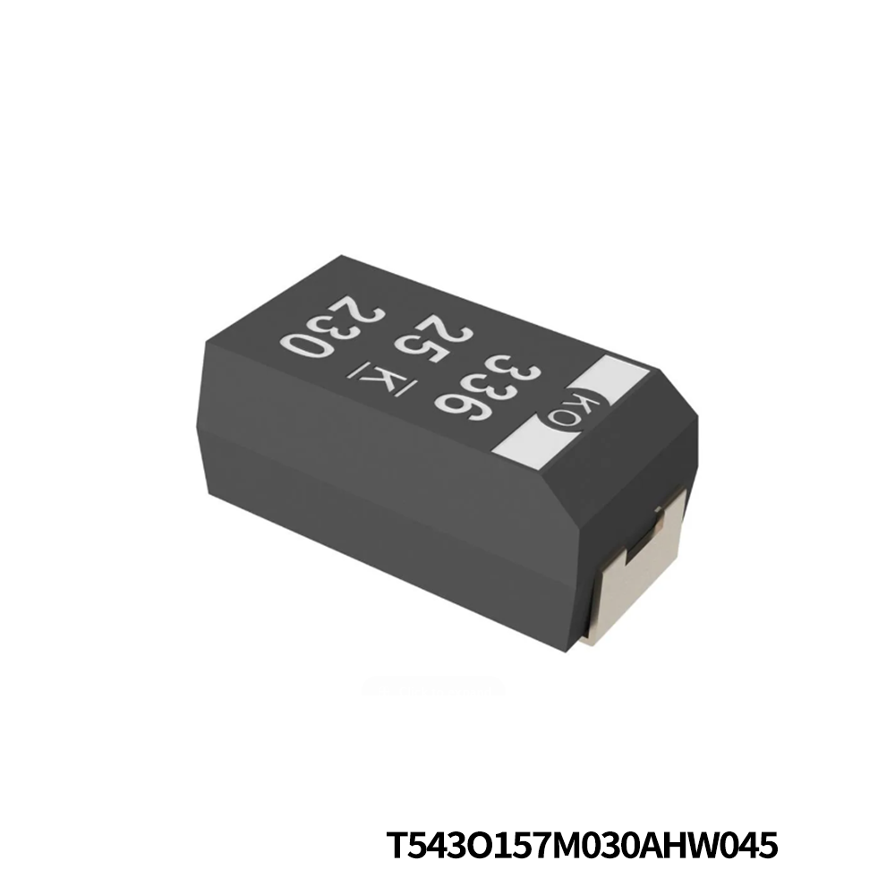 KEMET T543O157M030AHW045 Tantalum Capacitors - Polymer 30V 150uF 20% ESR=45mOhms